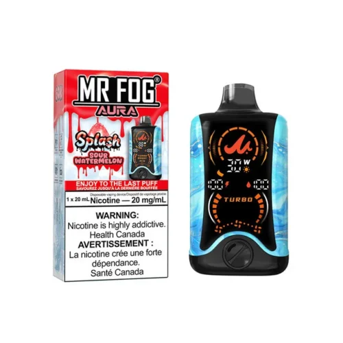 Mr Fog Aura 60k Puffs Sour Watermelon | Splash Edition | Black Label Australia