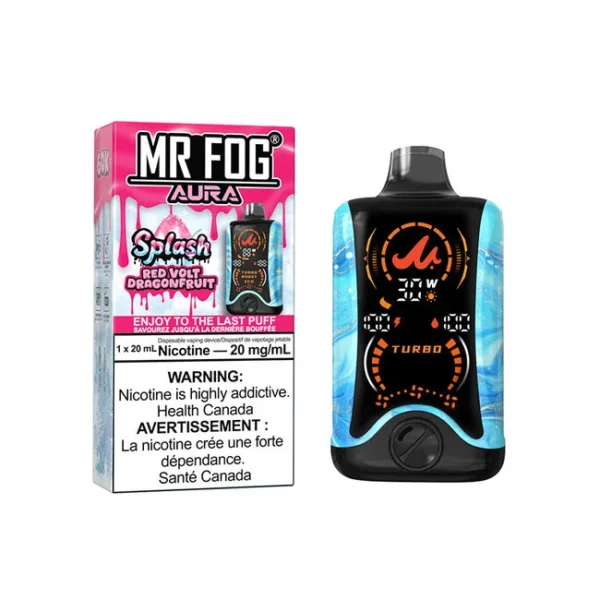 Mr Fog Aura 60k Puffs Red Volt Dragonfruit | Splash Edition Vape