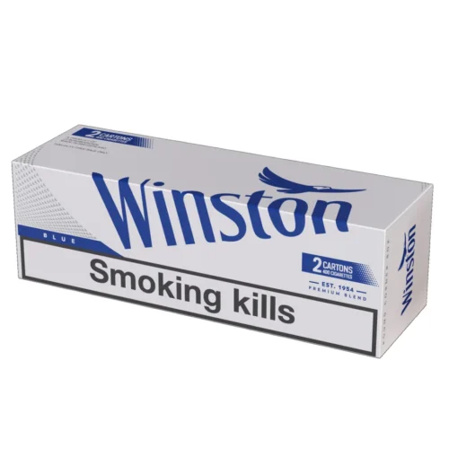 Buy Winston Blue Cigarettes (Cartridge - 20 Packets)