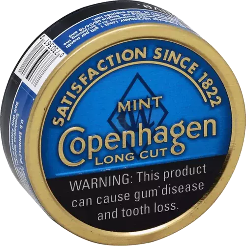 Copenhagen Long Cut Mint Chewing Tobacco